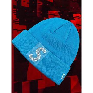 New Supreme Swarovski New Era S Logo Beanie SS21